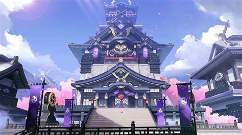 Inazuma Shrine Genshin Impact Live Wallpaper - MoeWalls