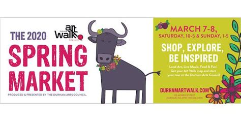 Durham Art Walk Spring Market - Triangle on the Cheap