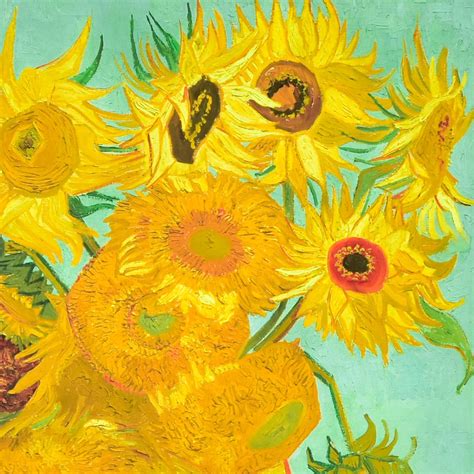 Vincent Van Gogh Sunflowers Painting