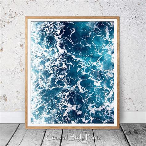 Sea Print Waves Ocean Art Print Ocean Digital Print Ocean | Etsy ...