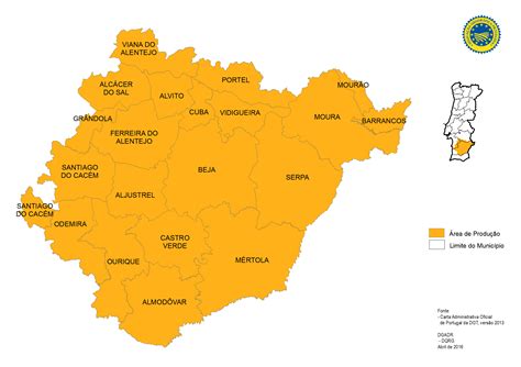 Mapa Do Baixo Alentejo | Mapa