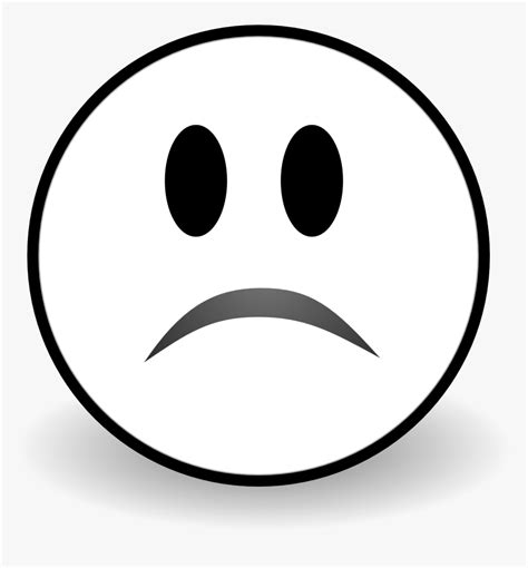 Clipart Disappointed Face - Sad Face Emoji Drawing, HD Png Download ...