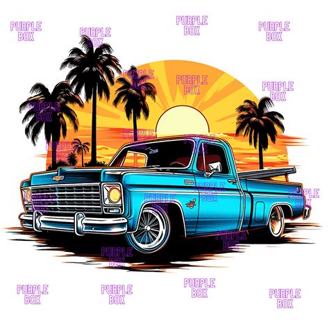 Lowrider Truck Drawings