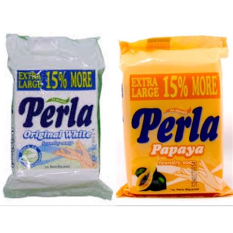 Perla Hypoallergenic laundry soap 95g (papaya & original white ...