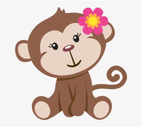 Mq Sticker - Baby Girl Monkey Clip Art - Free Transparent PNG Download ...