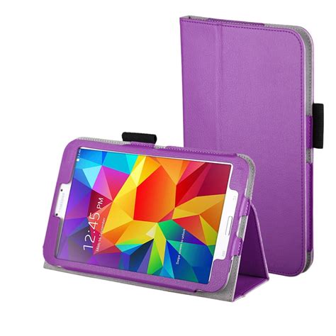 Samsung Galaxy Tab 4 7.0 Case (Purple) - Slim Fit Folio Synthetic ...