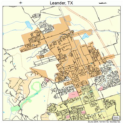 Leander Tx On Map - Coleen Catharine