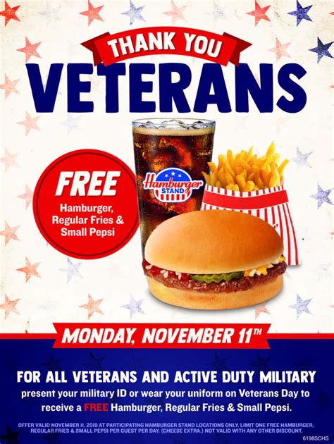 Hamburger Stand Offers Free Meal to Military Members on Veterans Day ...