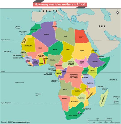 Countries in Africa - Answers