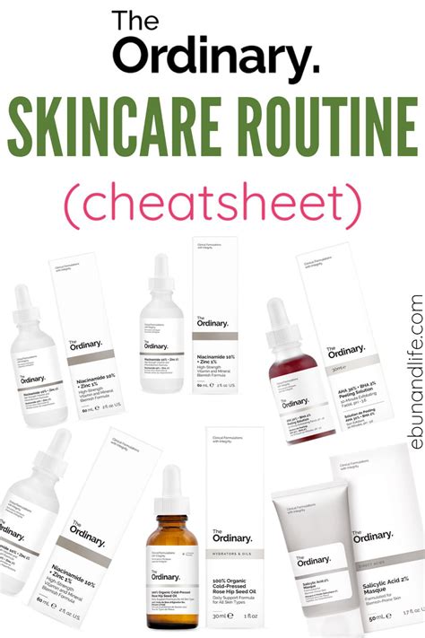 The Ordinary Skincare Routine | The ordinary skincare routine ...