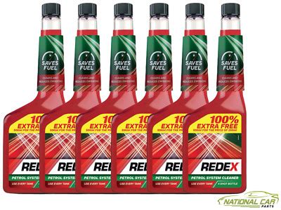 6x Redex - Petrol Fuel System Injector Cleaner Additive Treatment 500ml ...