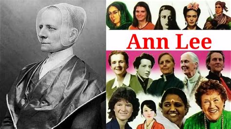 Ann Lee Biography - Shaking Quakers, Shakers | Great Woman's Biography ...