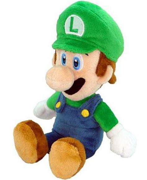 Nintendo New Super Mario Bros Wii Luigi 9 Plush Sitting - ToyWiz