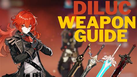 Diluc Weapon Tier List (EVERY Weapon Ranked) - Genshin Impact - YouTube