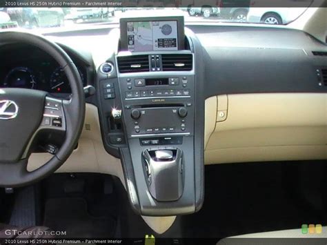 Parchment Interior Dashboard for the 2010 Lexus HS 250h Hybrid Premium ...