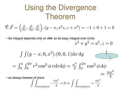 PPT - Lecture 9: Divergence Theorem PowerPoint Presentation - ID:271593