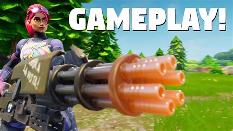 MINIGUN GAMEPLAY! (Fortnite: Battle Royale) - YouTube