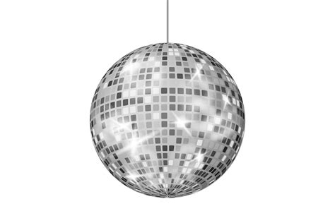 Silver Disco Ball Background