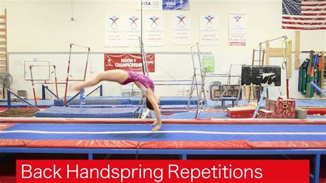 Floor Back Handsprings Repetitions | Back handspring, Gymnastics ...