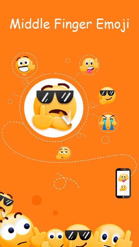 Middle Finger Emoji Sticker APK Download - Free Social APP for Android ...