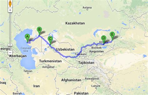 The Journey So Far (Part 2) And A Route Through The Mıddle East ...