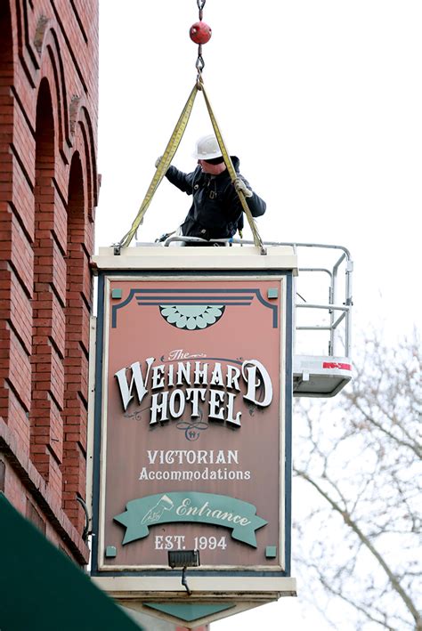 Historic Weinhard Hotel Signage Refresh - Signs Plus