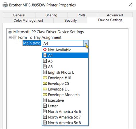 printing - How to add paper formats to Windows 10 printer? - Super User