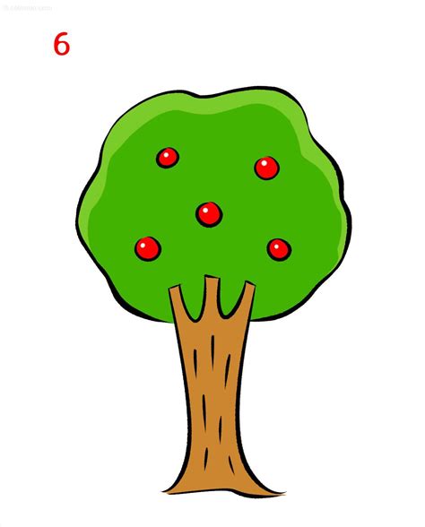 Easy Tree Drawing » How to draw a Tree