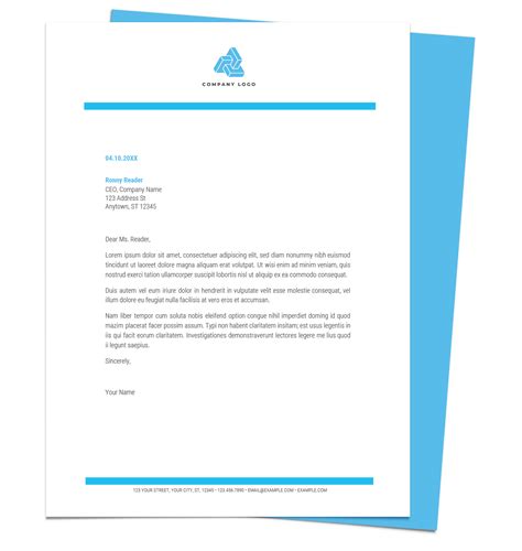 Free Letterhead Templates for Google Docs and Word