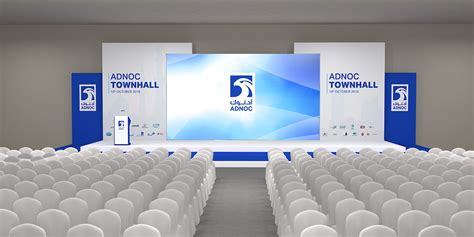 ADNOC Conference on Behance | Corporate event design, Conference design ...