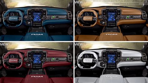 2025 Ram 1500 REV Truck Gets Imagined With the Most Colorful Interior ...