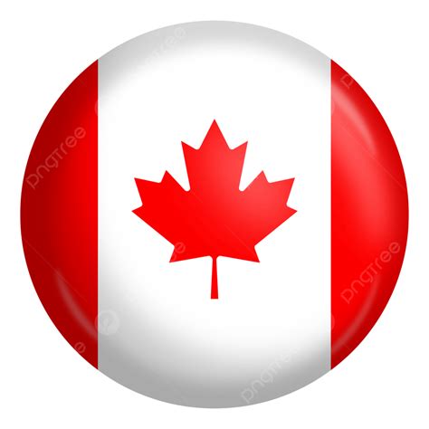 Canada Flag Pin Badge, Canada, Canada Day, Canada Independence Day PNG ...