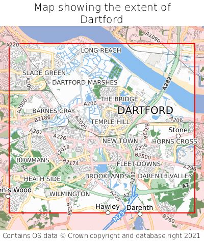 Where is Dartford? Dartford on a map