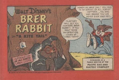 Brer Rabbit: A Kite Tail 1 (Disney Comics) - ComicBookRealm.com