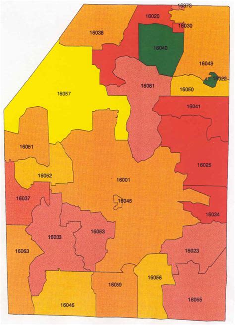 Butler Pa Zip Code Map - Zip Code Map