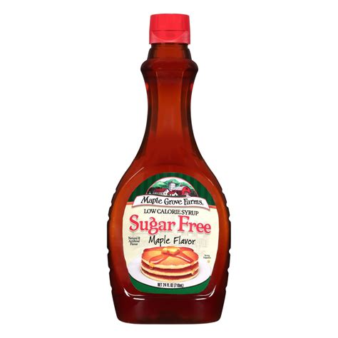 Maple Grove Farms Sugar Free Maple Flavor Syrup - Shop Syrup at H-E-B