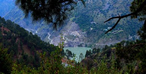 View of Chenab River Flowing Down the Valley Stock Photo - Image of ...