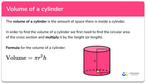 Volume Of A Cylinder Definition, Formula, Examples, And FAQs | atelier ...