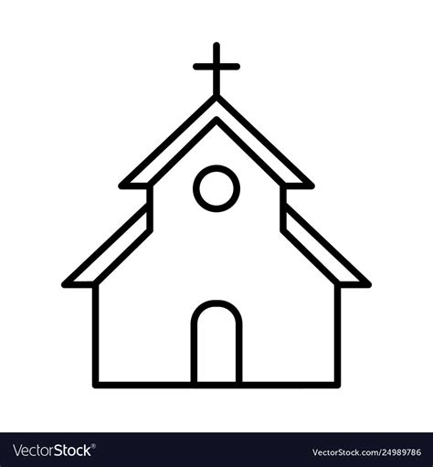 Church Outline Svg