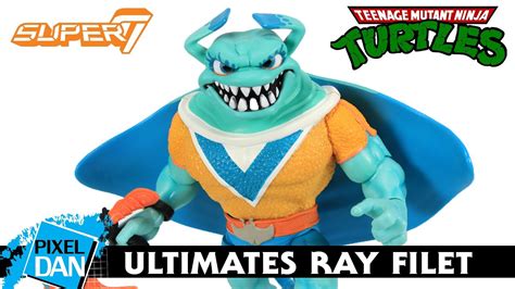 TMNT Ultimates RAY FILET Super7 Action Figure Review | Teenage Mutant ...