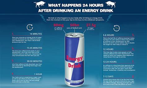 What happens to your body 24 hours after drinking Red Bull | Daily Mail ...