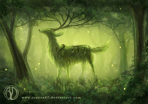 Forest’s Pillar by Jenova87 | Forest spirit, Fantasy forest, Forest scenery