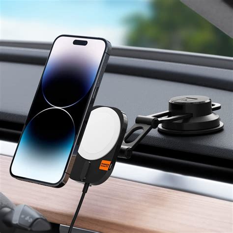 Spigen OneTap Pro 3 MagFit 15W Fast Wireless Car Charger Mount Designed ...