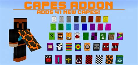 Wearable Cape Banners Addon | Minecraft PE Mods & Addons