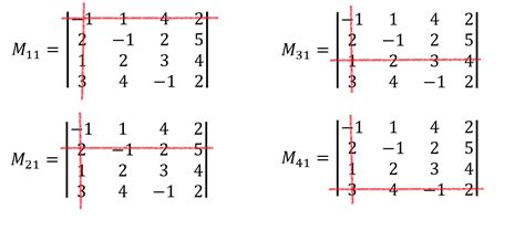 How to calculate 4X4 determinant? Do math with our expert