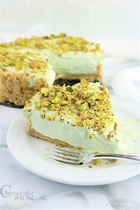 No Bake Pistachio Cheesecake Recipe - Cheesecake It Is! | Recipe ...