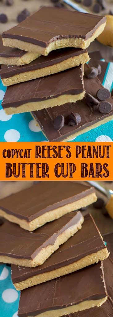 Copycat Reese's Peanut Butter Cup Bars - Back for Seconds