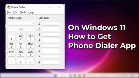 How to Open the Phone Dialer in Windows 11 - YouTube