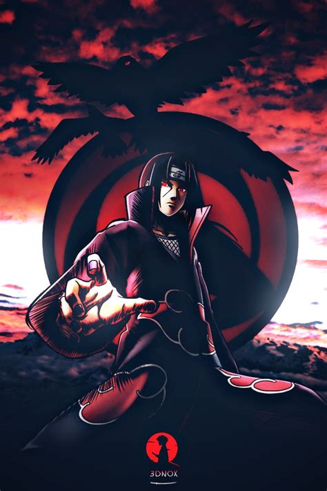 Itachi Uchiha wallpaper edited by @3dnox.art on instagram | Itachi ...