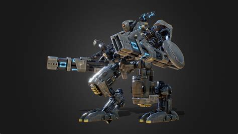 Mech Animation - 3D model by Artem Shupa-Dubrova (@fxtema) [034a1a1 ...